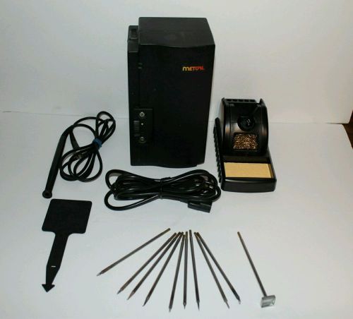 METCAL MX-500P-11 COMPLETE SOLDERING  REWORK STATION.  AND ACCESSORIES