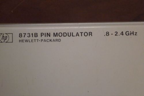 HP 8731B Pin Modulator 0.8 - 2.4 GHz