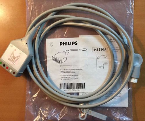 Philips M1520A ECG Safety Trunk Cable NEW OEM With FREE shipping