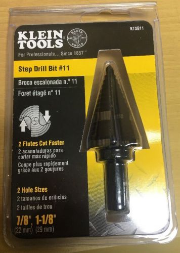 #11 Step Drill Bit By Klein Tools. New!