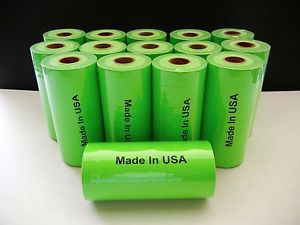 ONE CASE OF GREEN LABELS for MONARCH 1110 1105 1107
