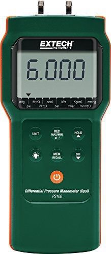 Extech ps106 differential pressure manometer for sale