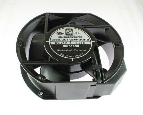 New orion brushless fan 24vdc 5 blades plug leads 24v dc .97a 12w for sale