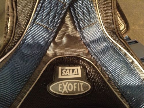 SALA ExoFit XP Vest Style Harness W/Front &amp; Back D-Rings, Tongue Buckle Legs, Sm