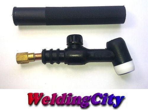 Weldingcity 2-pk air-cooled head body 17v (valve) 150a tig welding torch 17 for sale