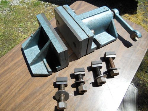 Industrial workholding precision two piece large milling machine/machinist vise for sale