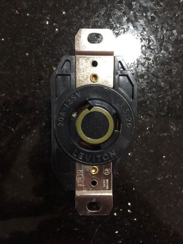 Leviton l5-20 locking receptacle outlet twist lock nema l5-20r 20a 125v 2310 for sale