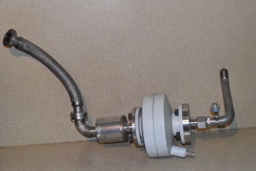VEECO LAB/INDUSTRIAL VALVE SETUP-REMOVED FROM BELLJAR SYSTEM-BRAIDED CABLE (VC3)