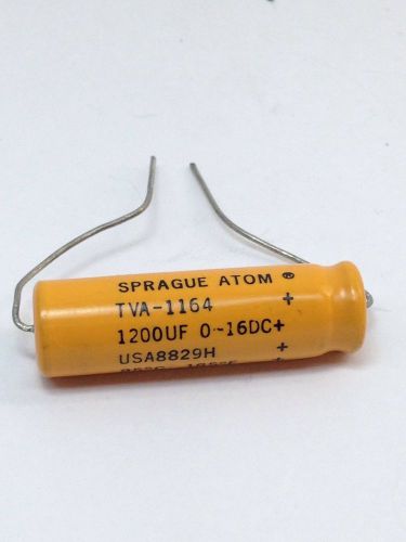 Sprague Atom TVA-1164 (1200uf  16VDC) Capacitor NOS