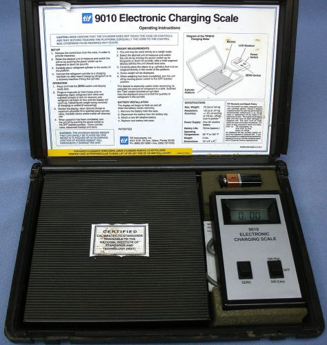 TIF 9010 Slimline Refrigerant Electronic Charging Recovery HVAC Digital Scale