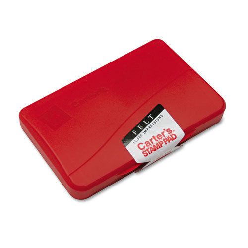 Felt stamp pad, 4 1/4 x 2 3/4, red for sale