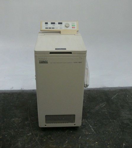 Tomy mx-160 high speed refrigerated centrifuge max speed 16000 rpm w/ manual for sale