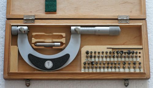 Vintage German Screw Thread Micrometer SUHL 50-75mm