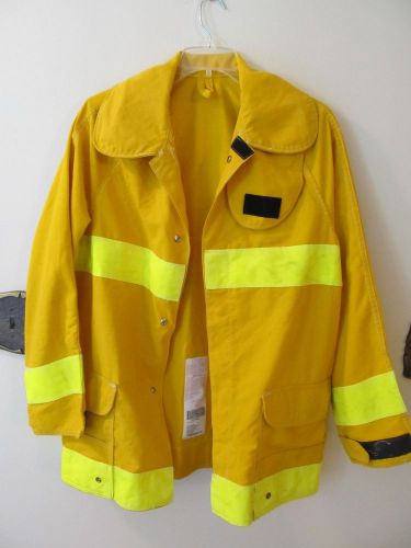 Lion apparel wildland fire fighting jacket 100% nomex 111a size 4433r for sale