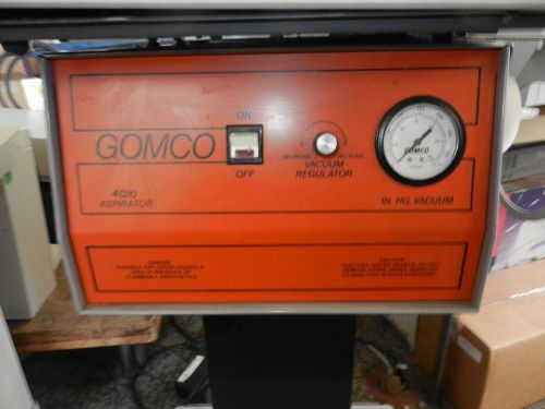 GOMCO 4010 ASPIRATOR - AMBULATORY VACUUM PUMP - POWERS ON  ( ITEM # 2416 / 1 FL)