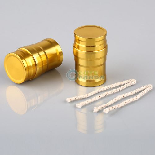 Portable mini 10ml alcohol burner lamp aluminum case lab equipment heating 2pcs for sale