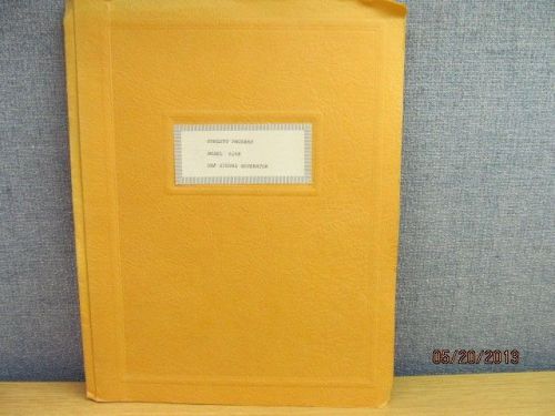 Agilent/HP 616B UHF Signal Generator Operating Manual/schematics 5/60 (copy)