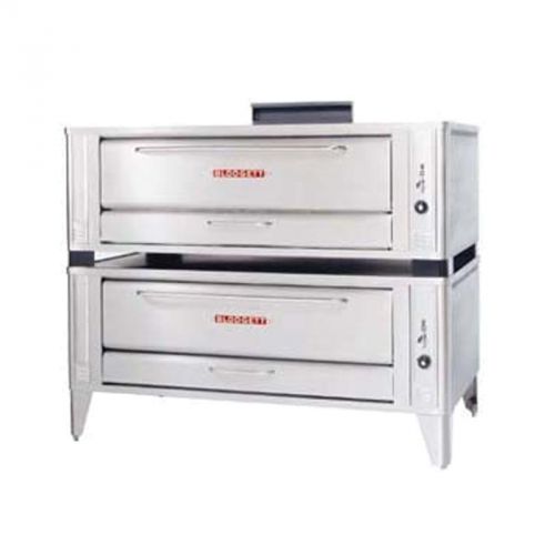 Blodgett 1060 double gas double deck 60&#034;w x 37&#034;d pizza oven for sale
