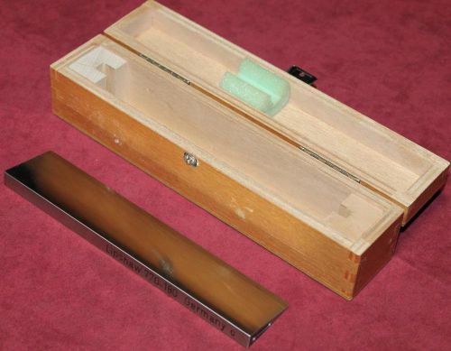 LIPSHAW 77-180 MICROTOME KNIFE 180MM BLADE SURGICAL USE W/WOODEN CASE SHIPS FREE