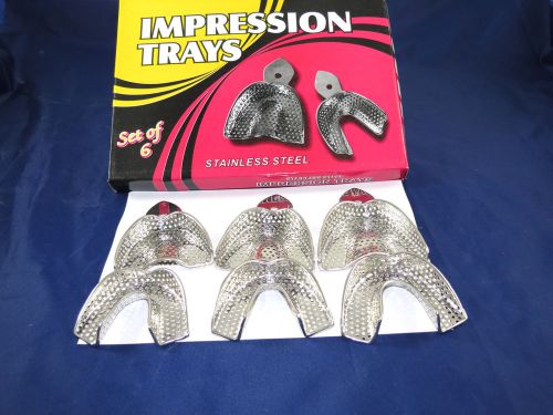 Dental Impression Trays Perforated Adult Size S, M, and L ANGELUS 225-024Adult
