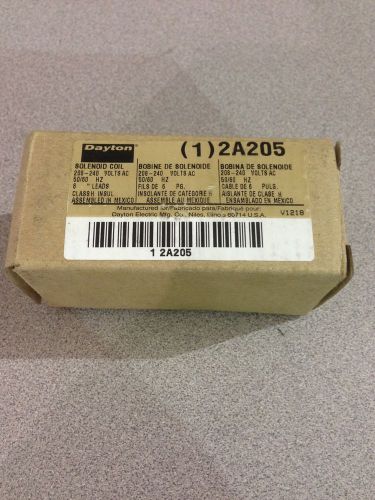 NEW IN BOX DAYTON SOLENOID COIL 2A205