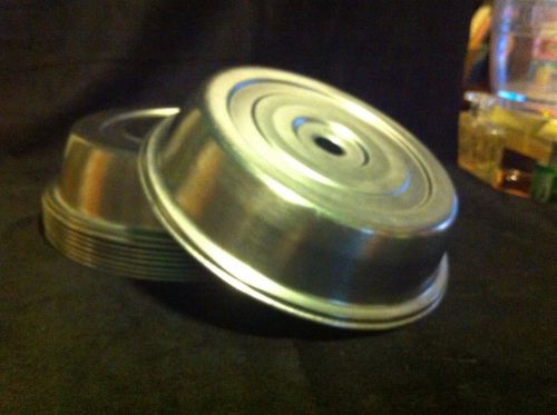 Used.. VOLLRATH PLATE COVER 9&#034; - 9 1/8&#034; STAINLESS STEEL 62300 (8 count)