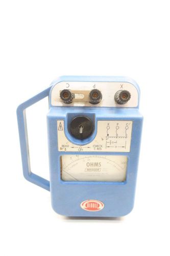 Biddle megger 250260 direct reading earth insulation tester 0-500ohms d532239 for sale