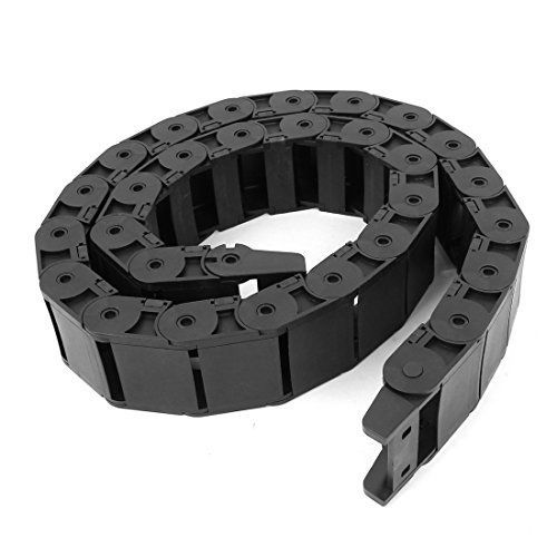 uxcell? Black Plastic Drag Chain Cable Carrier 18 x 37mm for CNC Machine