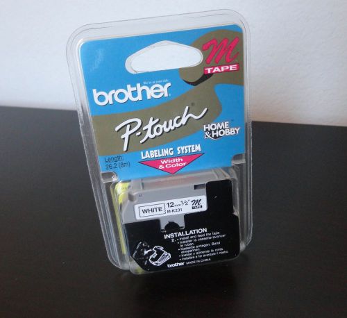 Brother M Tape P-touch White M-K231