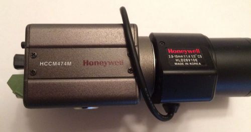 Honeywell HCCM474M CCTV Camera HLD28V10E Lens 2.8-10mm