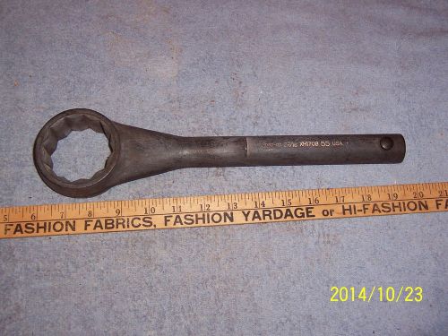 Snap-On; 2-3/16”, 12-Point Box-End Wrench, XH170B 55 USA