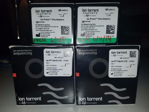 Ion torrent ion pi chip kit v2 bc- 4 pack for sale