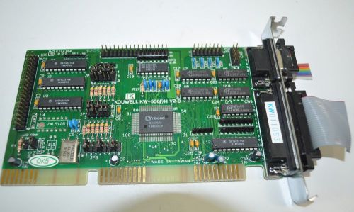 Kouwell 16 Bit ISA Serial Parallel Controller Card Model# KW-556F/H V2.0