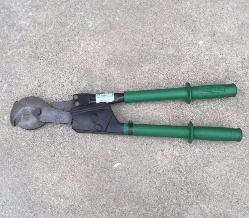 Greenlee ratchet cable cutter 18&#039;&#039; long for sale