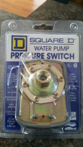 Square d water pump pressure switch  unopened 20-4- psi for sale