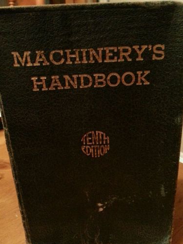 Vintage Machinery&#039;s  Handbook 10th Edition
