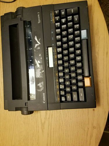 CANON TYPESTAR 2 ELECTRONIC TYPEWRITER VARIBLE PRINTING SYSTEM NICE..