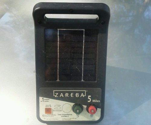 Zareba ESP5M-Z 5-Mile Solar Low Impedance Charger,