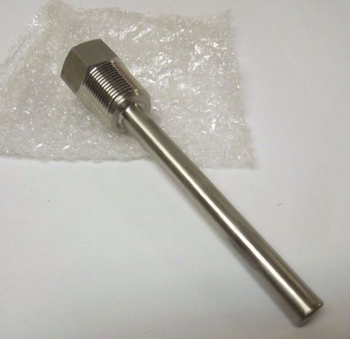 Thermowell 304ss 1/2&#034; fpt x 6&#034;l x 3/4&#034; mtp protection tube large bore  &lt;685er91 for sale