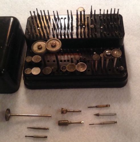 Lot #60 Over 60 Assorted Dental Hand Piece Burs