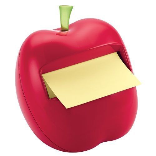 Post-it Pop-up Notes Dispenser for 3 x 3-Inch Notes, Apple Shaped Dispenser,