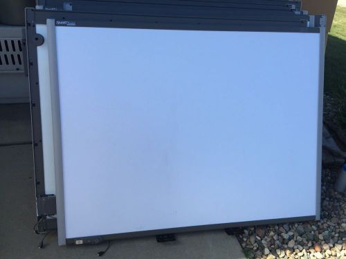 Smart sb680 77&#034; smartboard interactive white board sb680 lot of 15 w projectors for sale