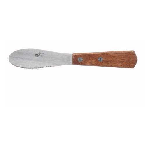 Winco TN713, Sandwich Spreader with Wooden Handle