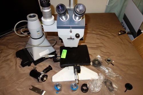 Zeiss microscope with camera and accessories 47 50 52 - 9901 for sale