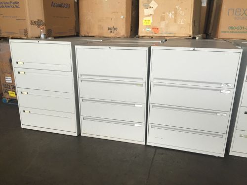 4 DRAWER LATERAL FILE CABINETS (keys available) ! ! ! !