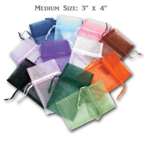 LOT OF 12 GIFT BAGS ASSORTED POUCHES ORGANZA POUCHES JEWELRY POUCH JEWELRY BAGS