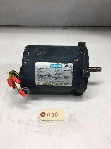 Leeson 1/3hp motor 100048.00 c4t17dc1e 1725/1425rpm *fast shipping* for sale