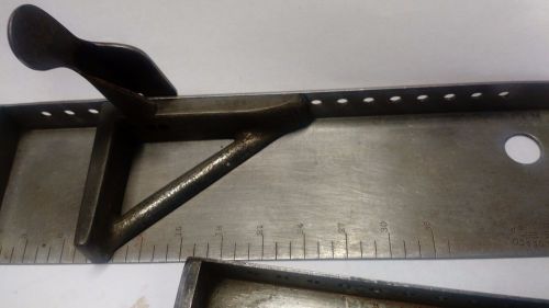 LETTERPRESS COMPOSING STICK  H.B. ROUSE 34 PICA TYPESETTING