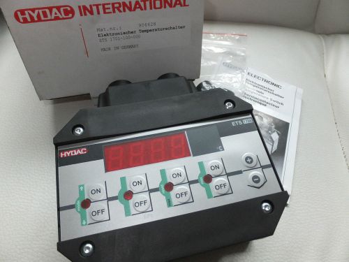 Hydac ets1700 electronic temperature switch ets 1701-100-000 type 906628 tfp100 for sale