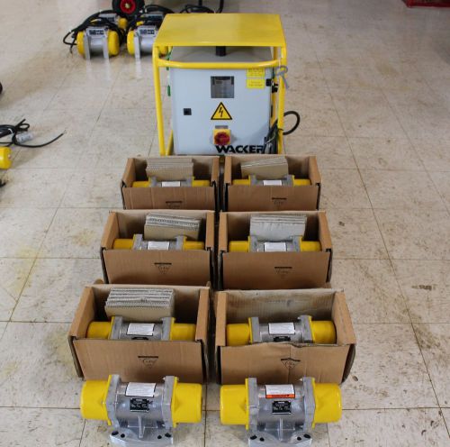 Wacker External Concrete Vibrator System Lot of 9 Items